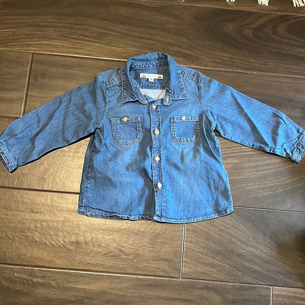 Jean shirt by Bonpoint